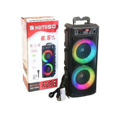 SPEAKER KIMISO QS-7604 6.5" X 2 WITH MICROPHONE AND REMOTE  SPEAKER KIMISO QS-7604 6.5" X 2 WITH MICROPHONE AND REMOTE